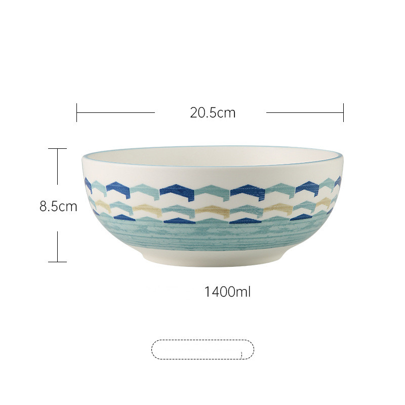 Title 6, Ceramic Dishes Set Household Nordic Style Table...