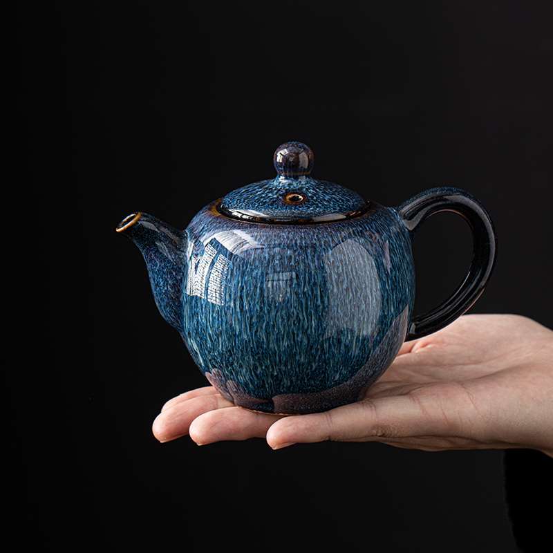 Title 3, Teapot Single Pot Ceramic Handmade Single Tea S...