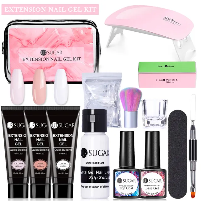 Nail Enhancement Solid Extender Kit Paper Free Tray Extension Suit - Shop at LoveMi