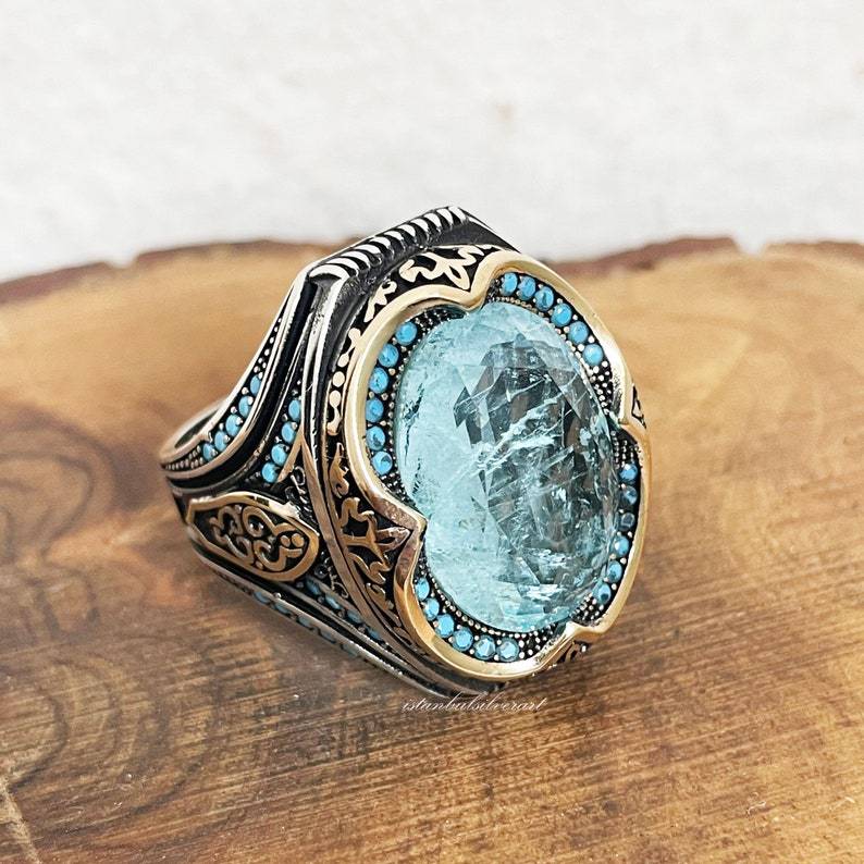 Title 3, Vintage Ring met Overdreven Temperament voor He...