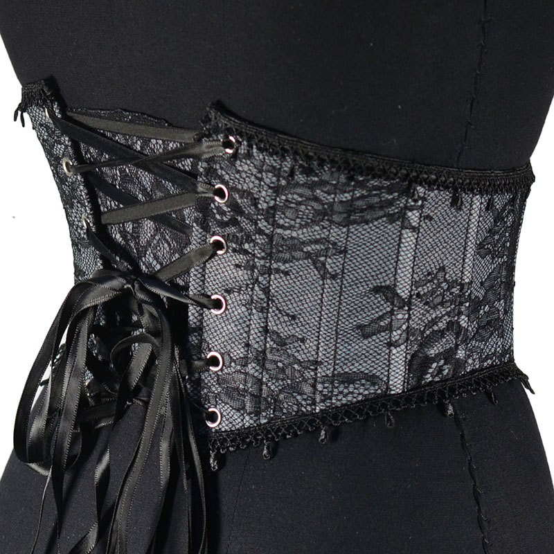 Title 9, Black Lace Waist Seal Mesh