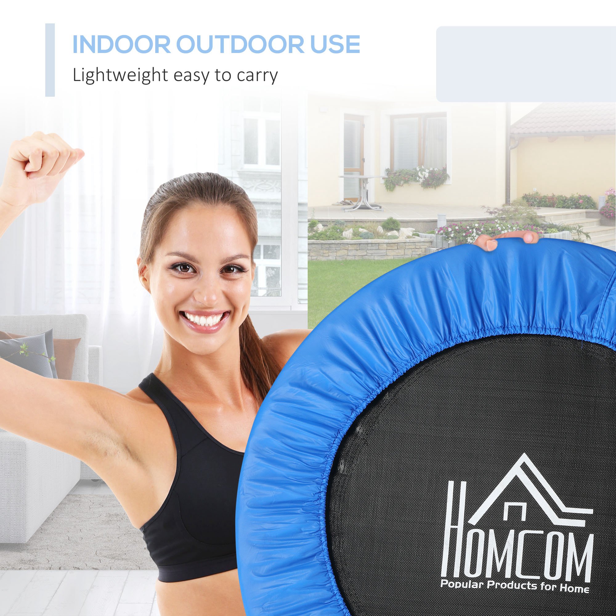 36 Inch Mini Fitness Trampoline, Home Gym Yoga Exercise Rebound Device, Indoor — image 4