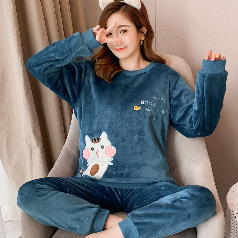 Title 6, Winter Coral Fleece Pajamas Women