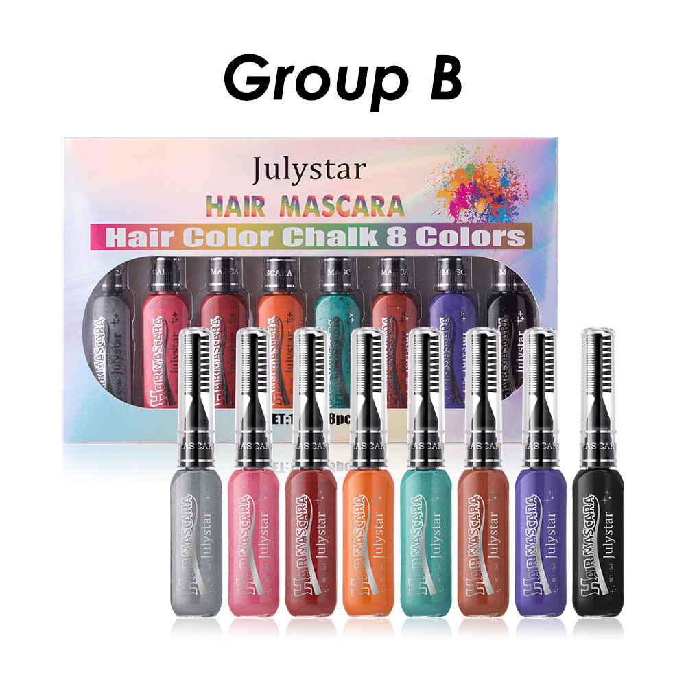 Easy To Apply Color Without Taking Off Makeup Multi Color Eye Black Makeup Durable Waterproof Party With Brush Eye Black Suit 6