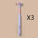 3Pcs Blue