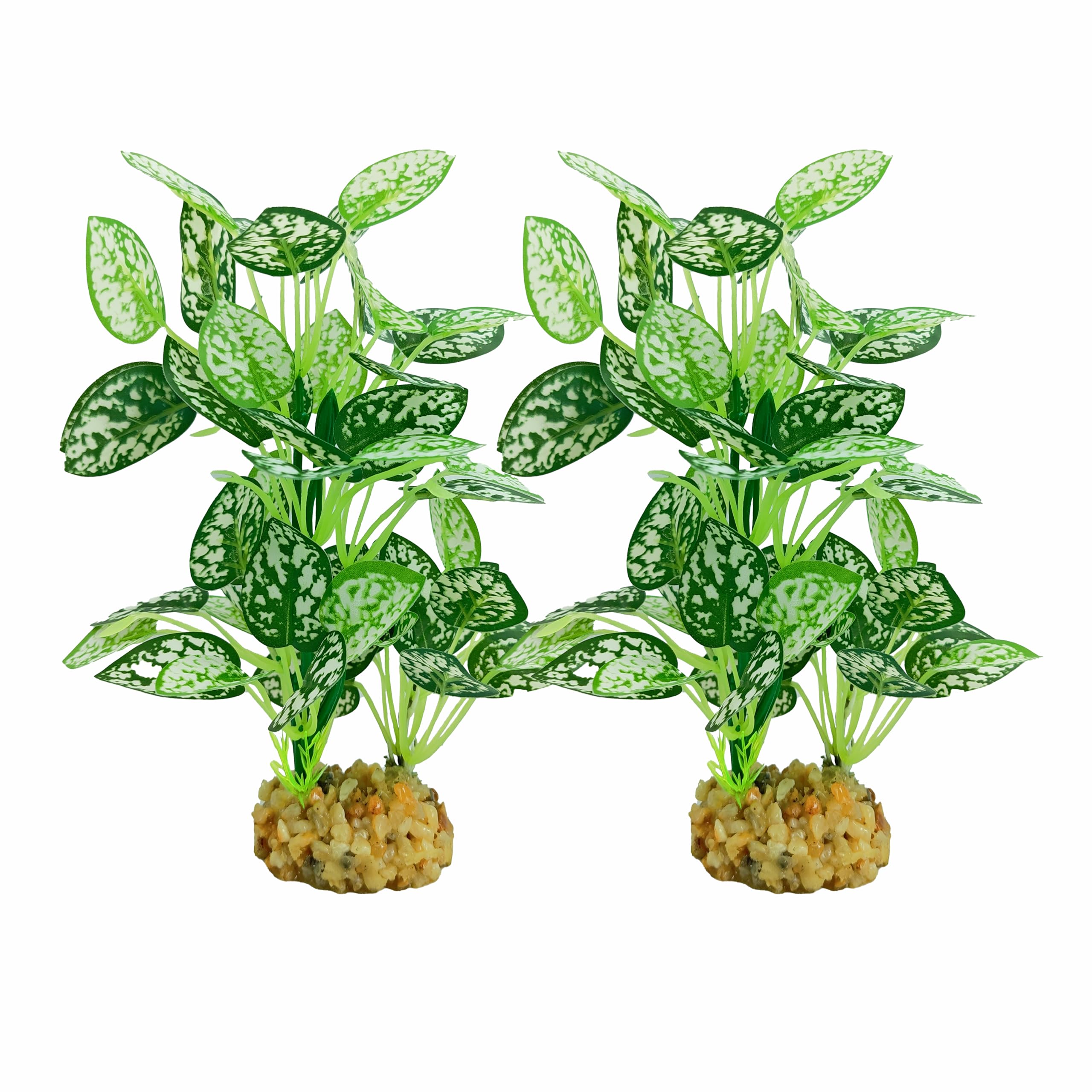 Silk Aquarium Plants 2-Pack, 8.6-inch Artificial Aquarium Silk Plants -  Simulated Fish Habitat Decor, Safe Silk Plants For Aquariums Fish Fishbowl — foto 11