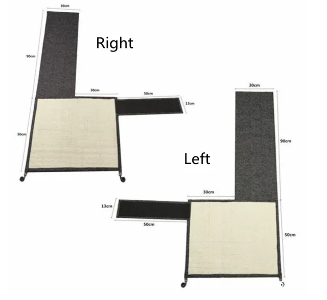 Pet Cat Large Claw Sharpener Cat Claw Sisal Mat Set - Shop at LoveMi