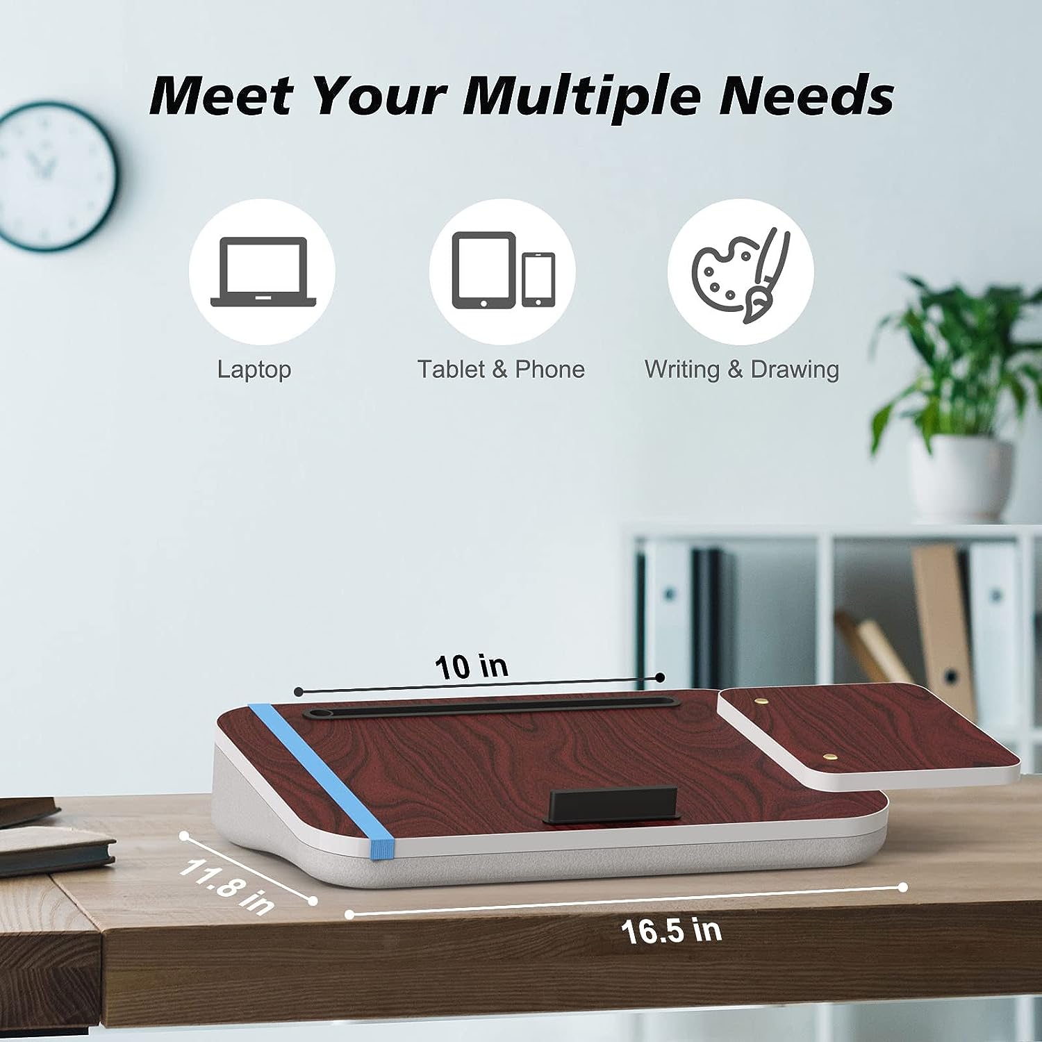 lap-desk-with-cushion-tablet-holder-detachable-mouse-tray-fits-up-to-16.1-inches-laptops-for-bed-couch-sofa-and-table