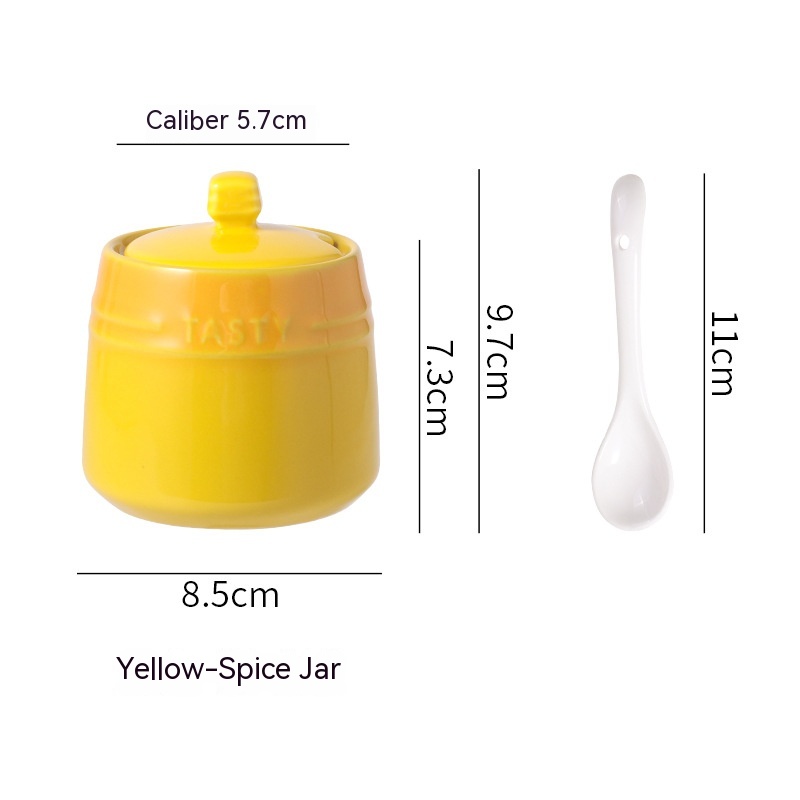 Gradient Spice Jar Yellow