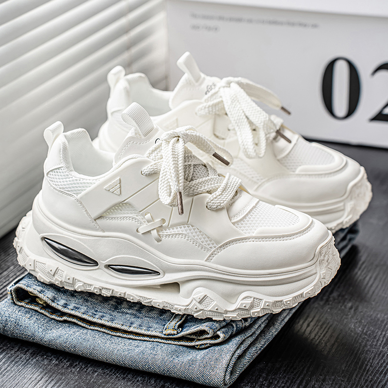 Korean Dad Sneakers Thick Sole