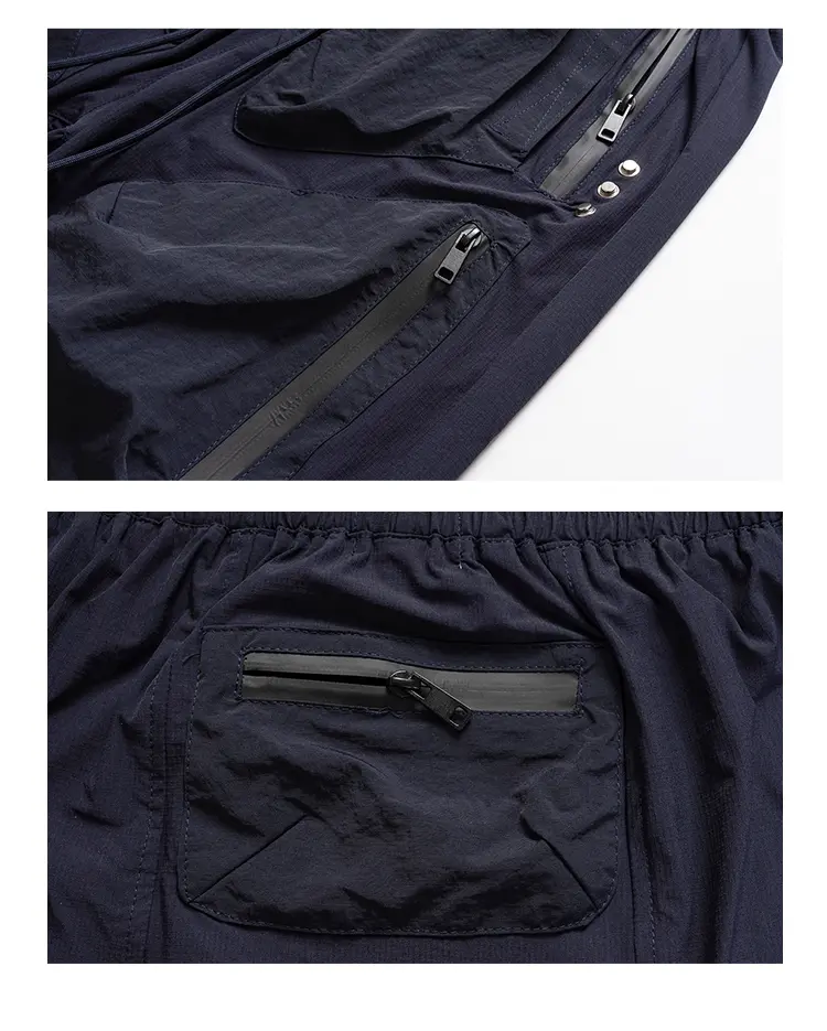 Retro Functional Men's Casual Loose Shorts