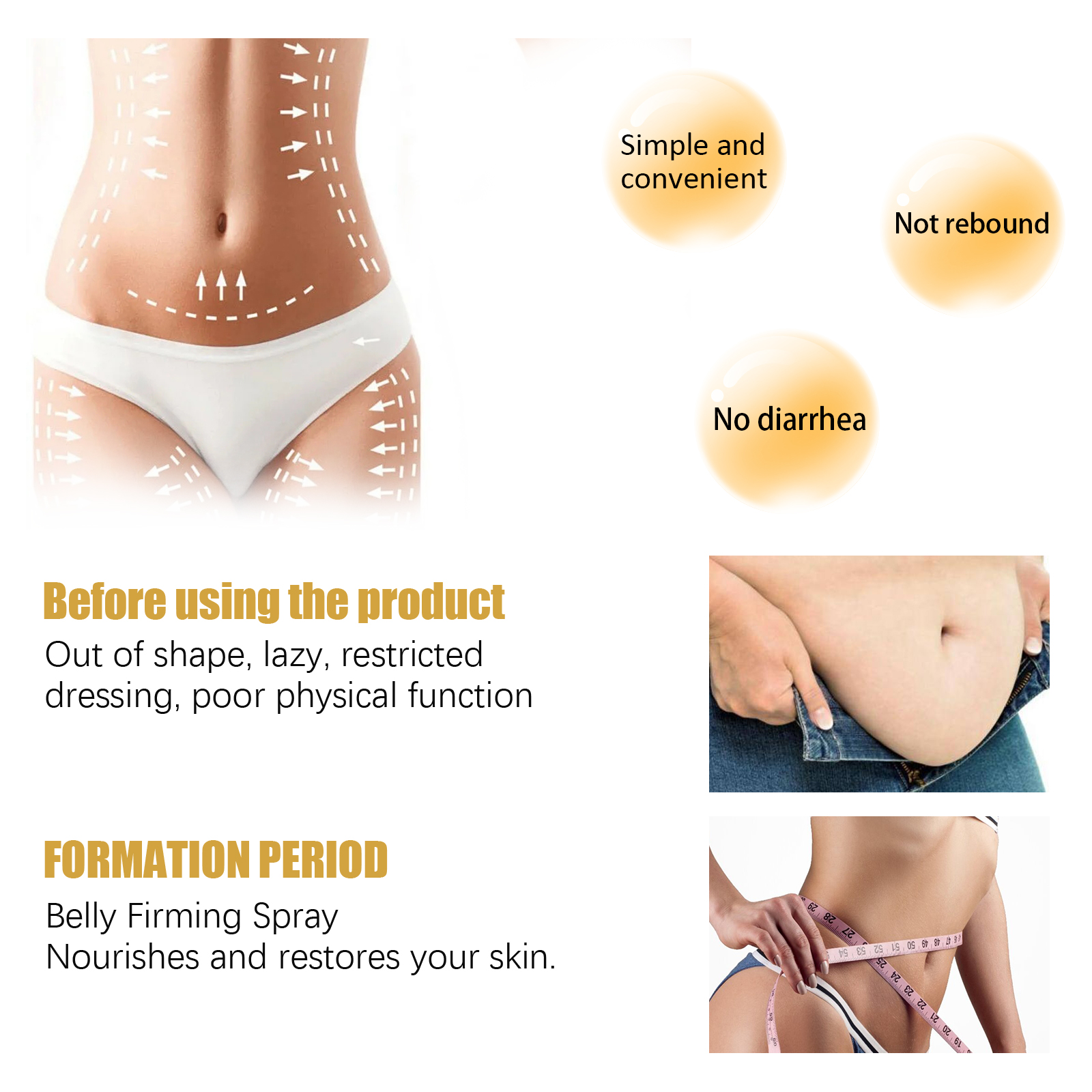 Ginger Slimming Body Cream, Anti-Cellulite Firming Fat Burning Massage Lotion For Shaping Waist, Belly, Thighs, 50g — foto 7