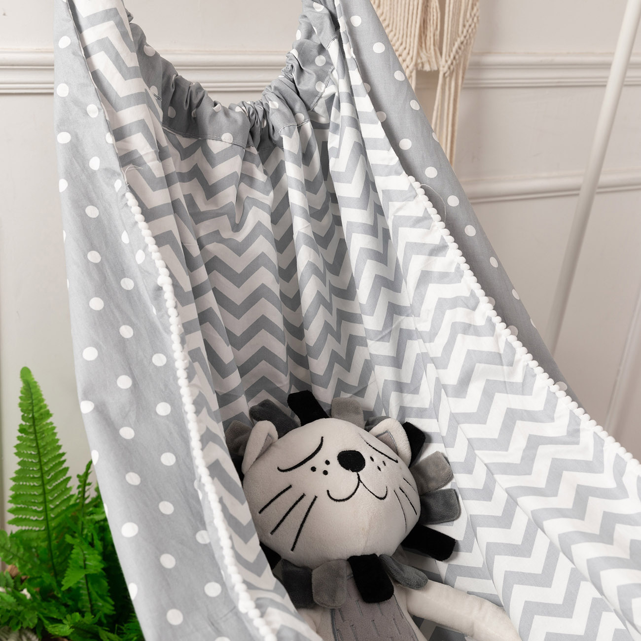 Children's Swing Indoor Outdoor Hanging Basket Cartoon Hammock — foto 3