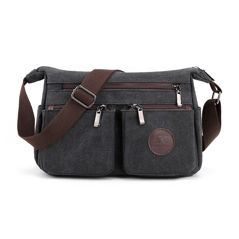 Title 7, Postman Retro Casual canvas schoudertas voor da...