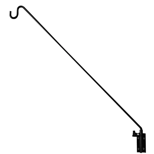Outdoor Yard Fence Gardening Bird Feeder - Black