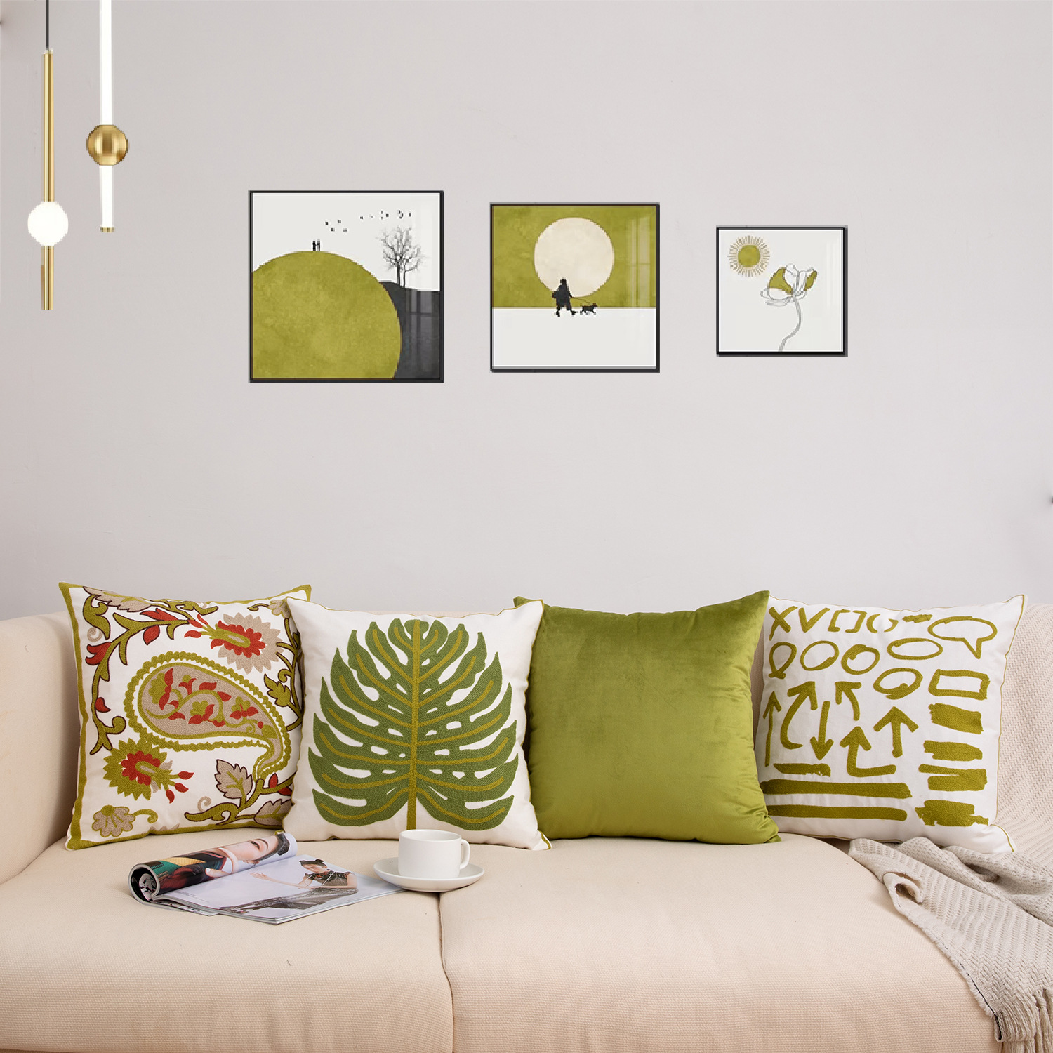 New Simple Geometric Cushion Cover