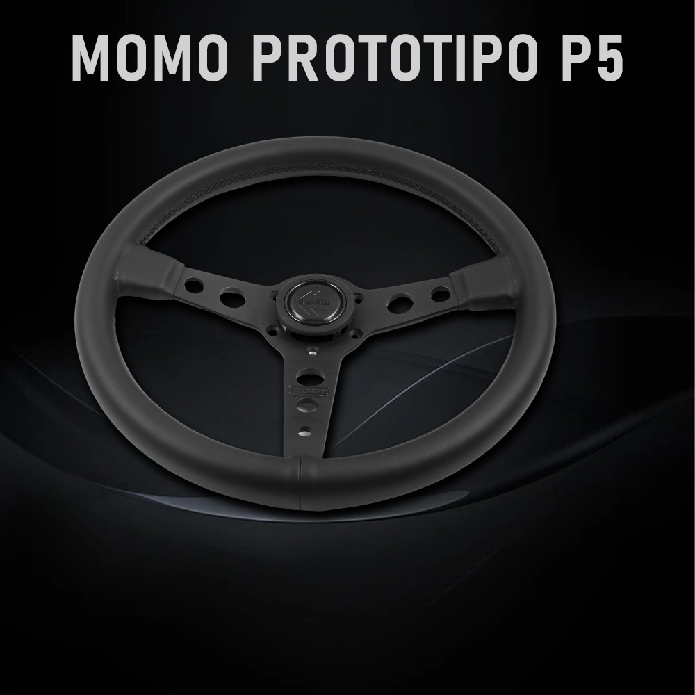For Momo Prototipo P5 Black Edition 350mm Steering Wheel — image 2