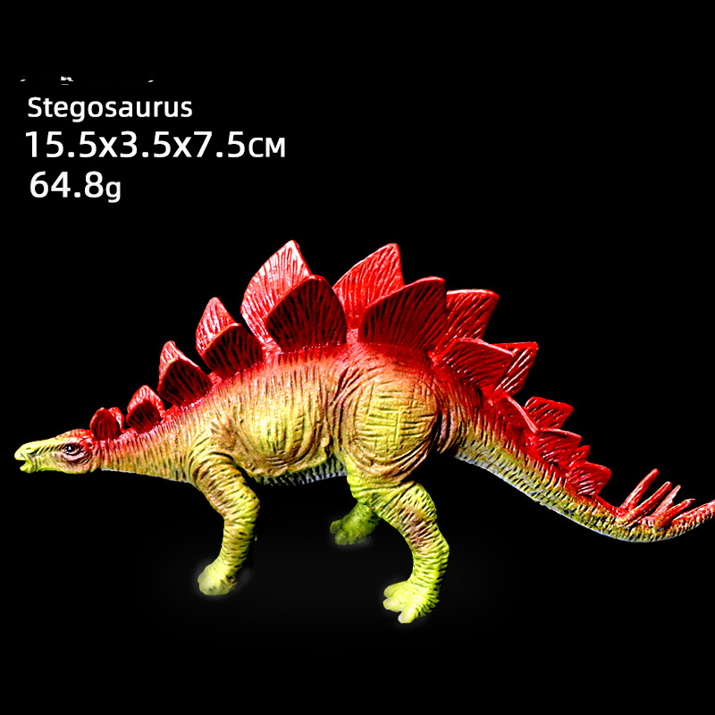 Title 5, Solid Dinosaur Plastic Toy Simulation Animal