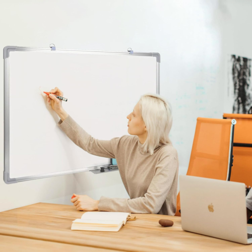 MAGNETIC WHITEBOARD SMALL LARGE WHITE BOARD DRY WIPE NOTICE OFFICE SCHOOL HOME