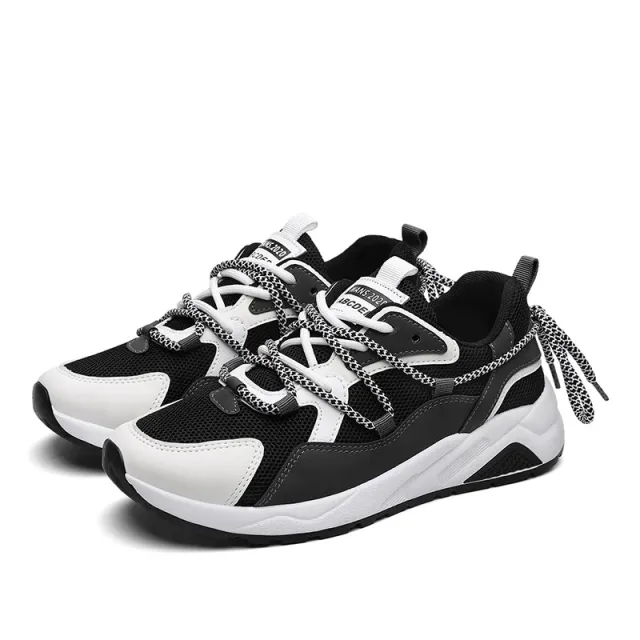 Platform Lightweight Casual Running Shoes Grey - Shop at LoveMi