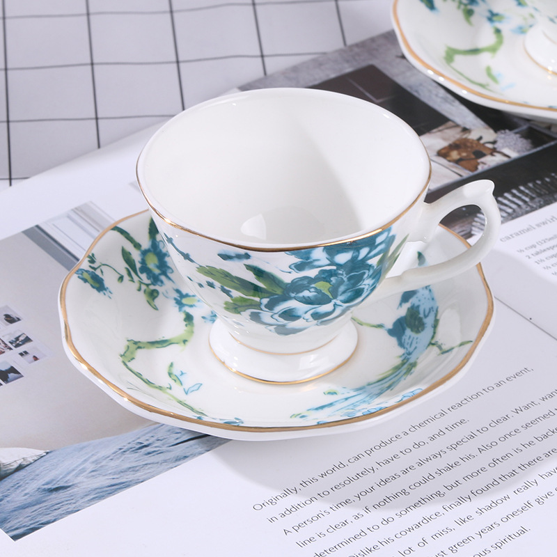 Title 3, Taza de café de porcelana fina Green Phoenix Af...