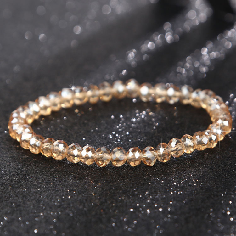 Foreign Trade European And American Bracelet Female Student Square Crystal