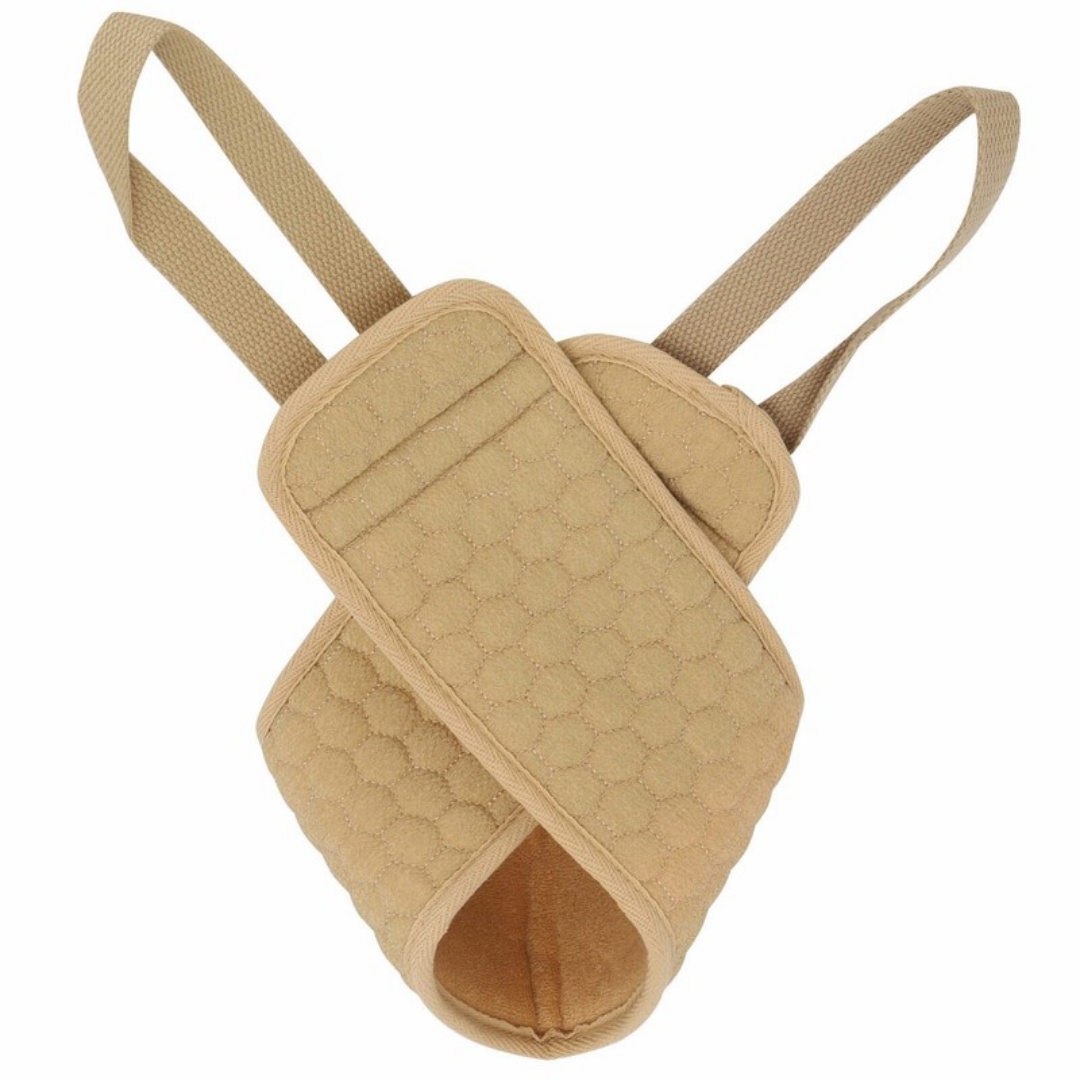 Exfoliating Back Scrubber Bath Shower Strap Loofah Spa Skin Body Sponge Brush AU