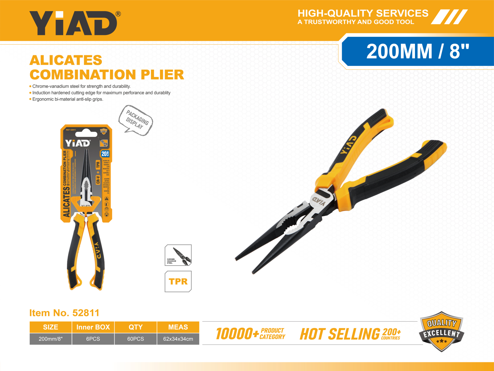 8-inch Eccentric Pointed Nose Pliers, Only Support Self-pickup, Please Note That Free Shipping Is For Anti-bidding Price