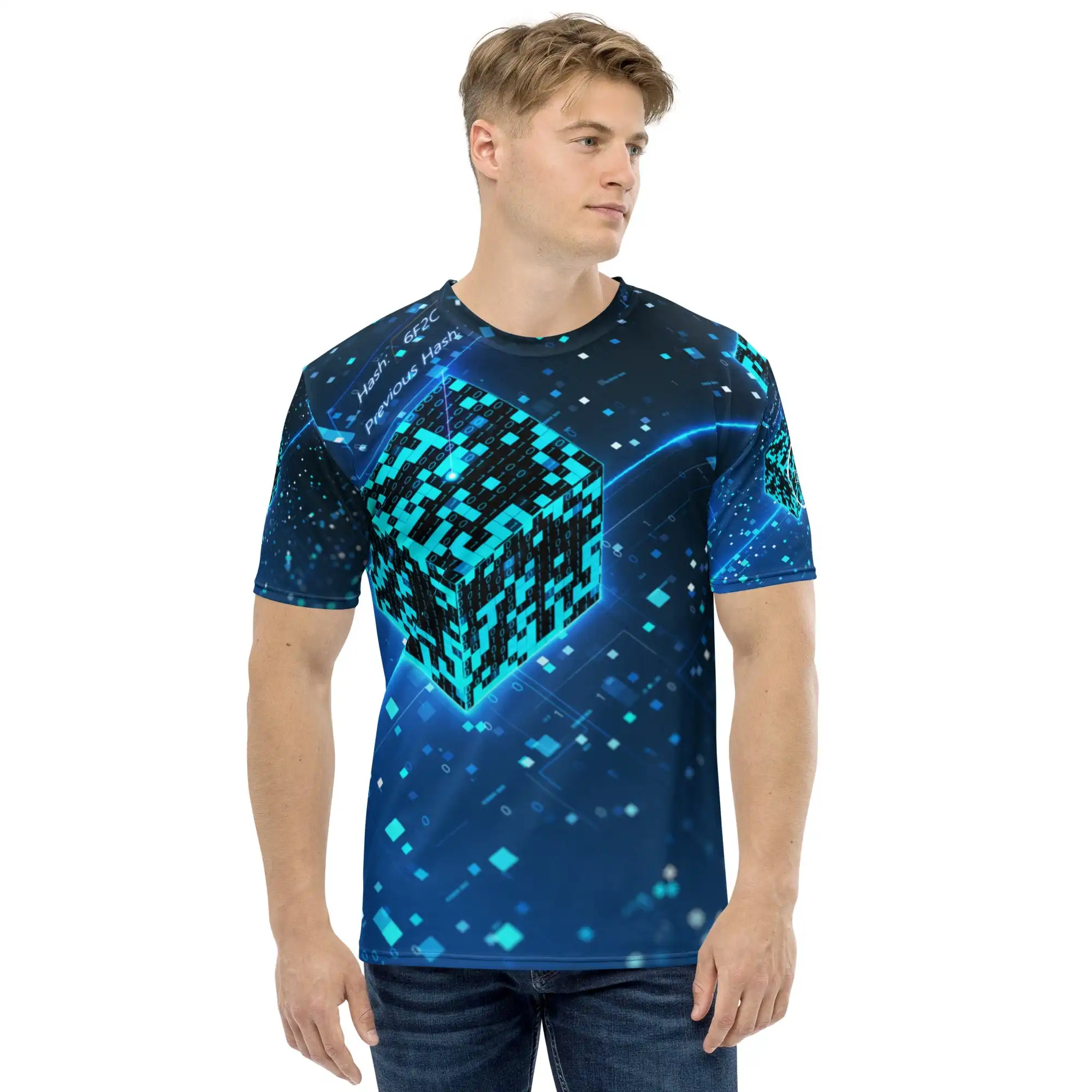 3D Digital Printing Short Sleeve Top Fashion