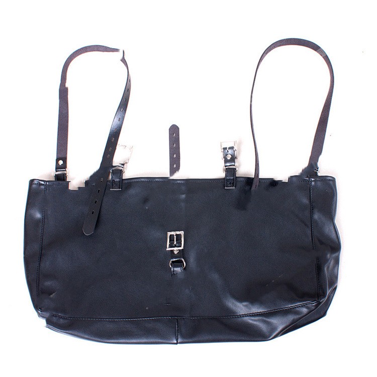 Black Leather Tight Back Handbag Black - Shop at LoveMi
