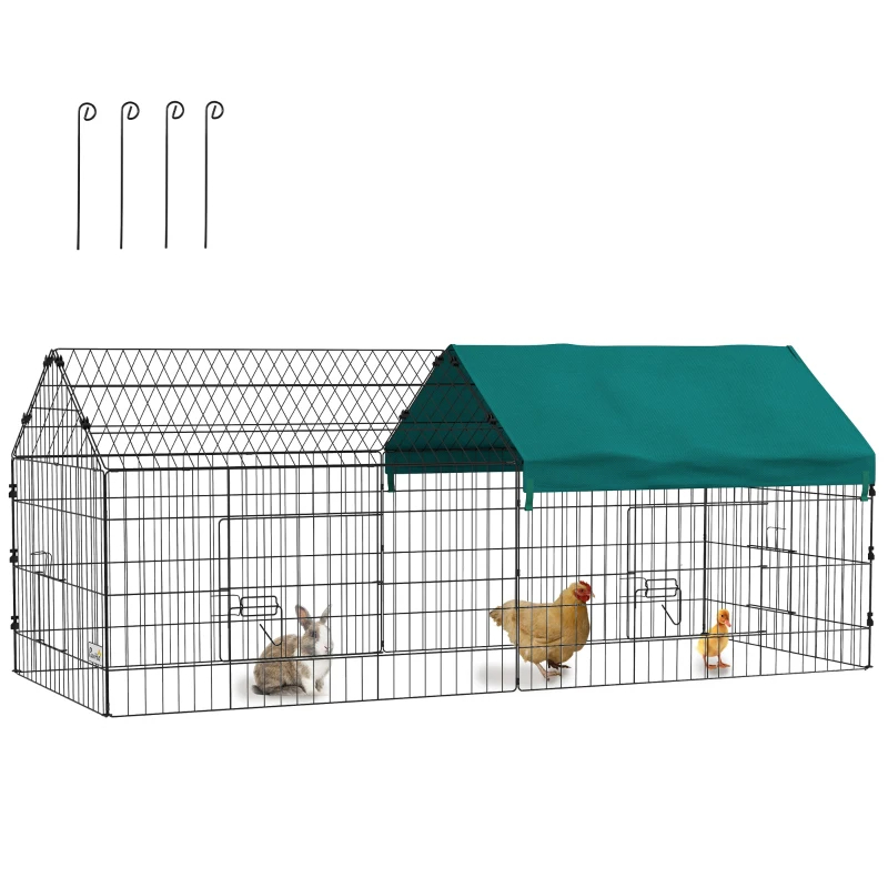 Small Animal Playpen With Roof For Rabbits, Chicken, Chinchillas