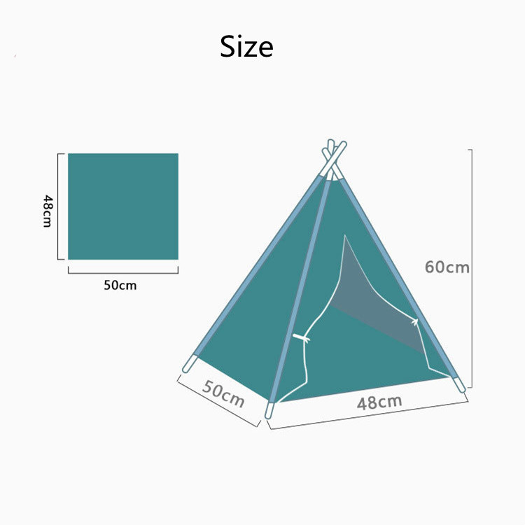 Pet Tent Kennel Removable And Washable Canvas Dog Tent 2