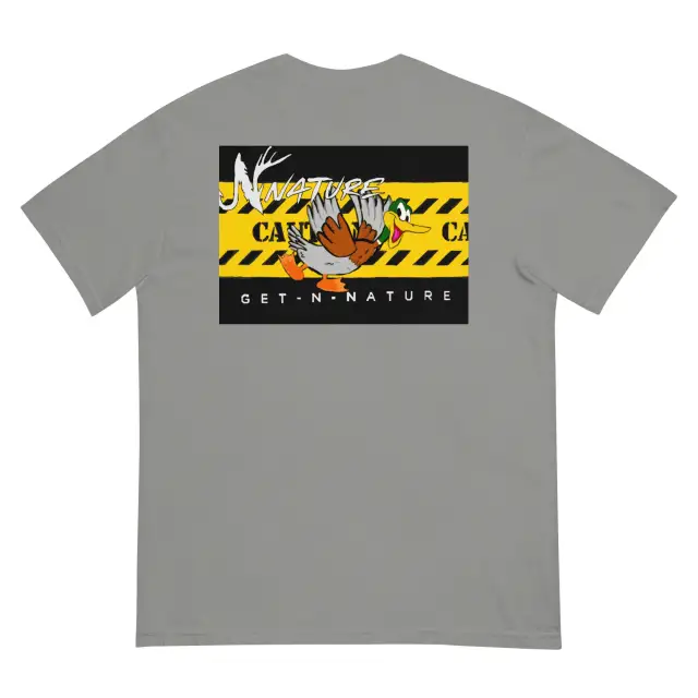 Natural Cartoon Wild Duck Personality Light Color Shirt Classic T shirt Grey - Shop at LoveMi