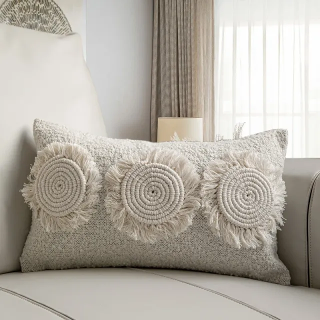 Modern Simple Beige Cotton Linen Pillowcase Beige - Shop at LoveMi
