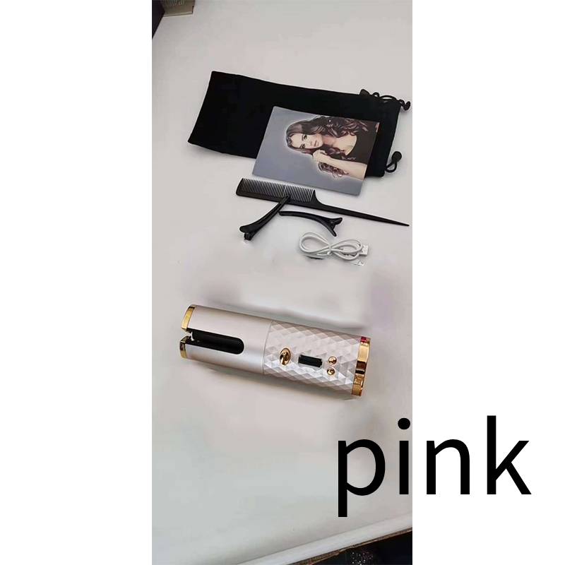 Curling Iron USB Wireless Multifunctional Charging Curler 6-Speed Temperature Ad - Picture 15 of 19
