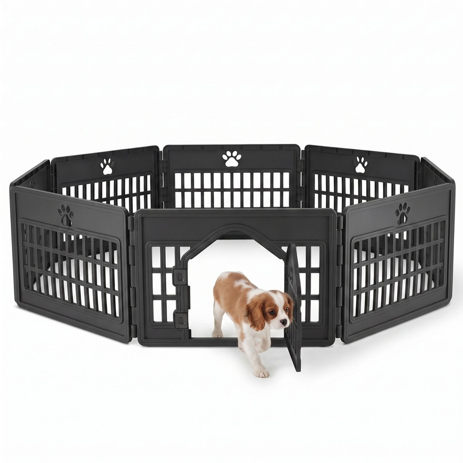 Plastic Dog With Movable Enclosure, Suitable For Small And Medium-sized Dogs, Cats And Rabbits. - Default