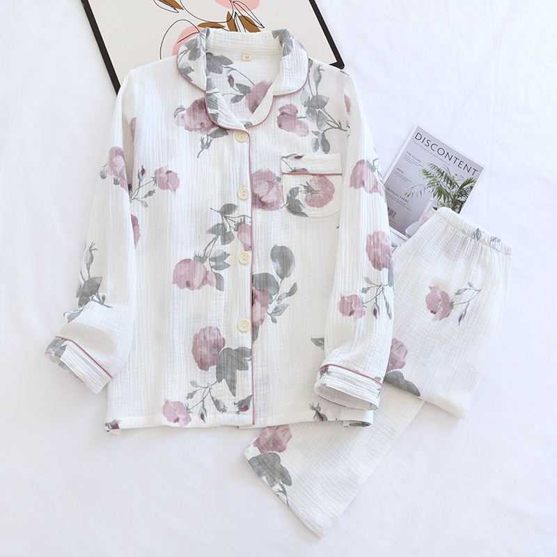 Title 6, Pajamas Womens Spring And Autumn Long-sleeved ...