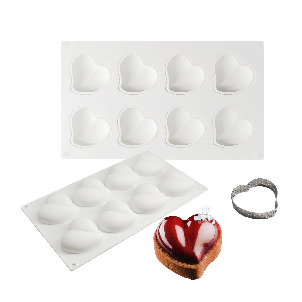 Stainless Steel Heart-shaped Baking Tool