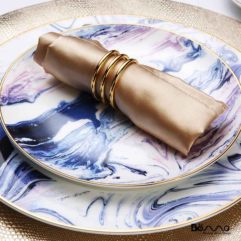 Banjian Hotel Club Tableware Purple Ink Set Napkin Pad