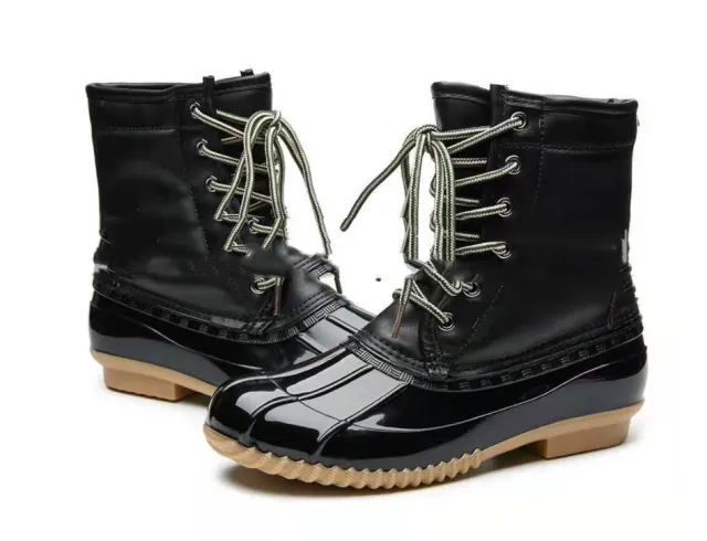 Lace up And Cotton Warm And Comfortable Anti ski Boots Black - Shop at LoveMi