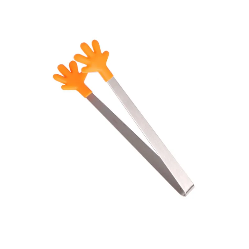 Food tongs ice tongs - Orange Hand