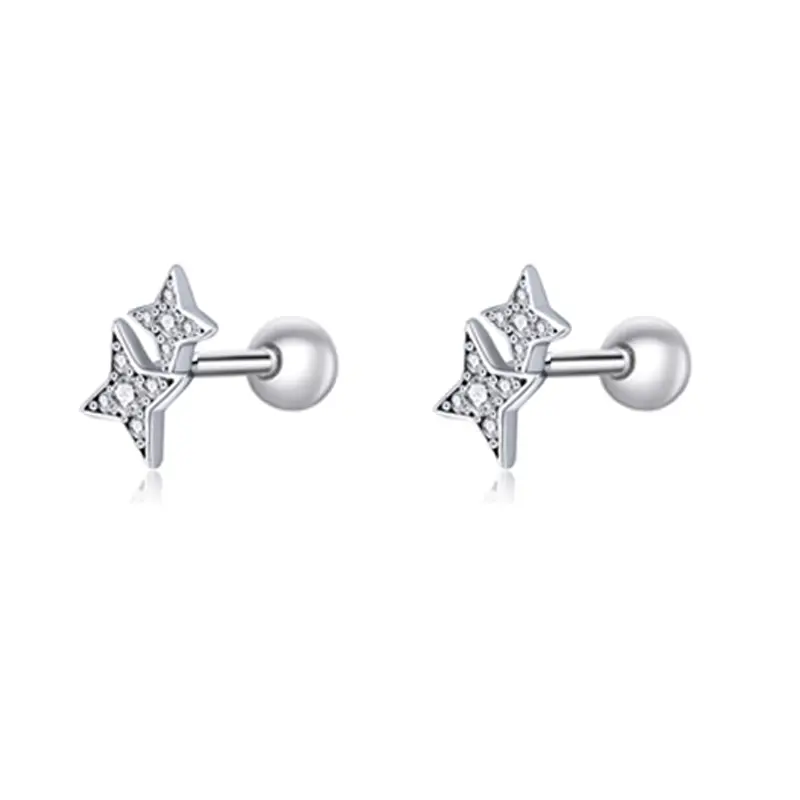 Zircon Heart Fashion Fashion Earrings