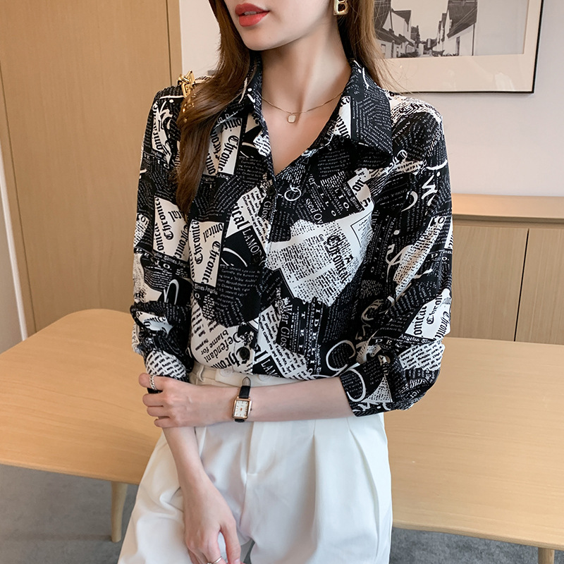 Title 4, New Style Long-sleeved Top With POLO Collar