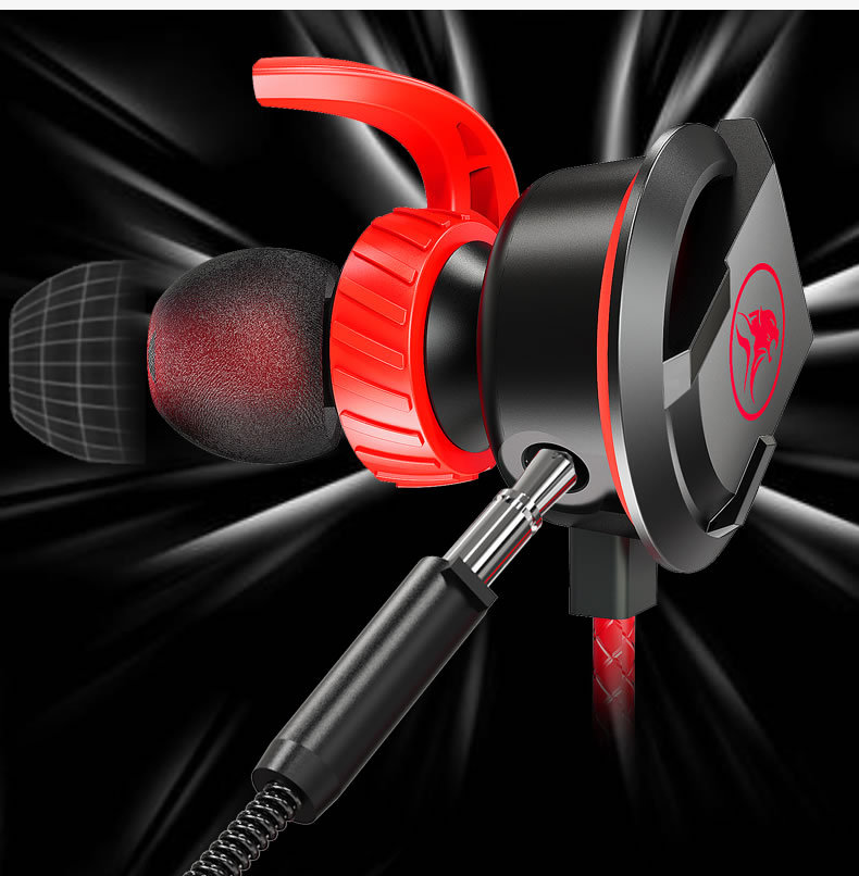 Wired Mobile Phone Computer Headset Headset In-ear Long Mic Gaming - Image 4