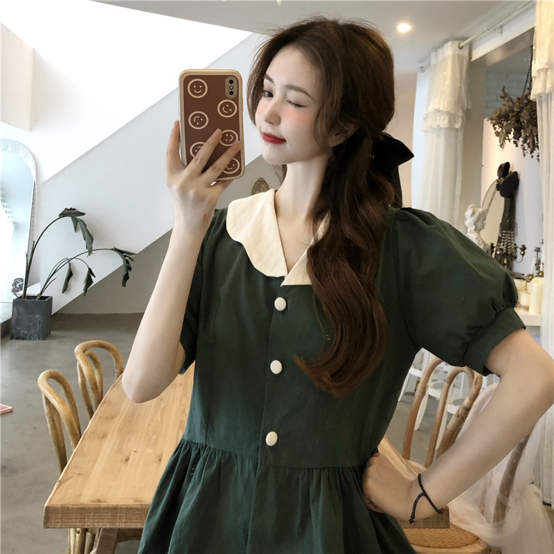 Age-reducing, Thin, Short-sleeved Shirt Top, Women