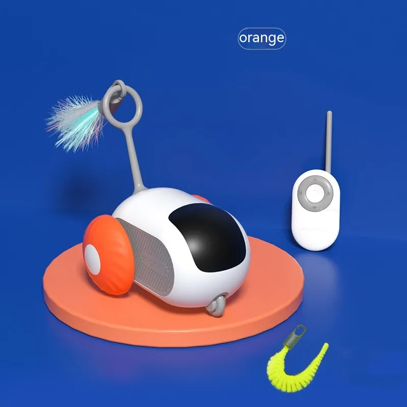 Remote Control Interactive Cat Car Toy USB Charging Chasing Automatic Self-moving Remote Smart Control Car Interactive Cat Toy Pet Products – image 10