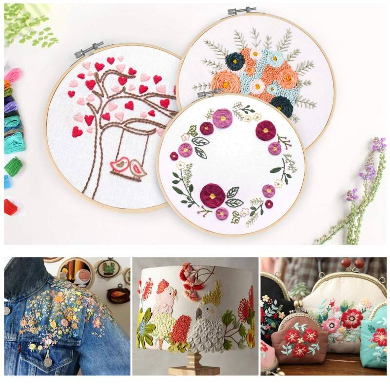Embroidery Kit & Stitch Kits For Adults Beginners Complete