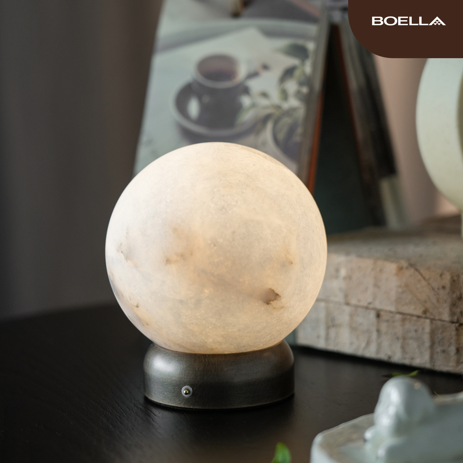 Natural Alabaster Table Lamp