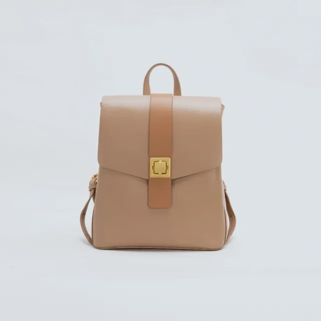 Mini Square College School Bag Large Capacity Brown - Shop at LoveMi