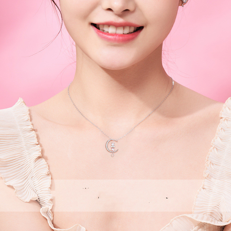 Title 1, Sterling Silver Clavicle Korean Stile Simple St...